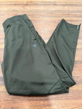 Old Navy Olive Green Kids Jogger Sweatpants with Zip Ankles